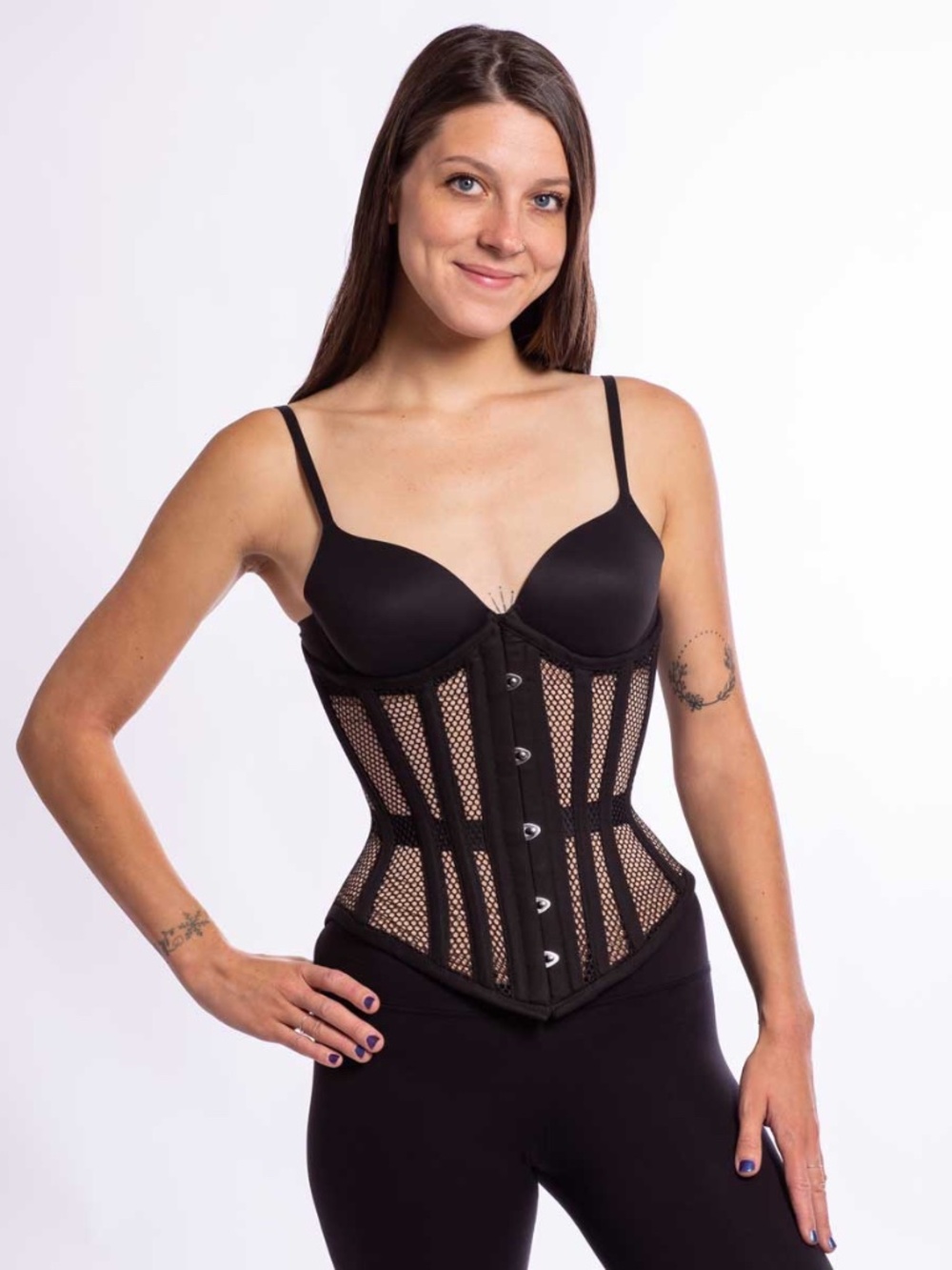 Orchard Corset size 20 Mesh Romantic Curve Longline Underbust Corset : CS-345